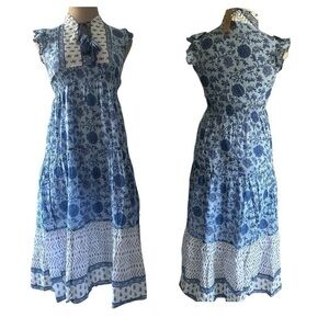Meher’s Blue Pattern dress